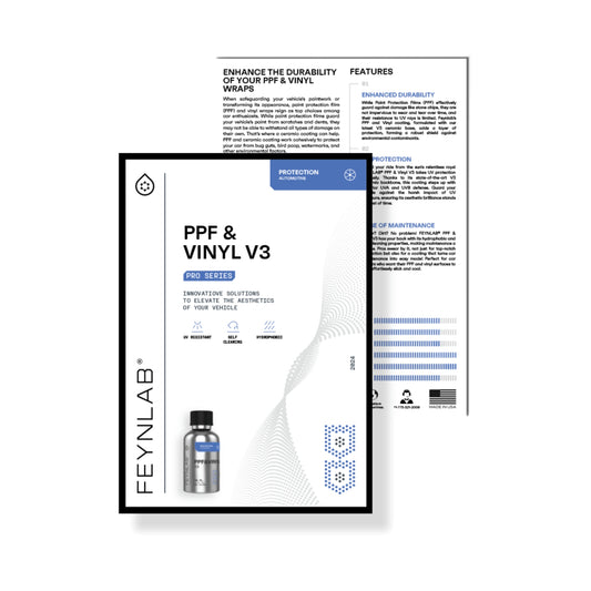 Feynlab® PPF & Vinyl Ceramic V3 Sell Sheets (10Pk)
